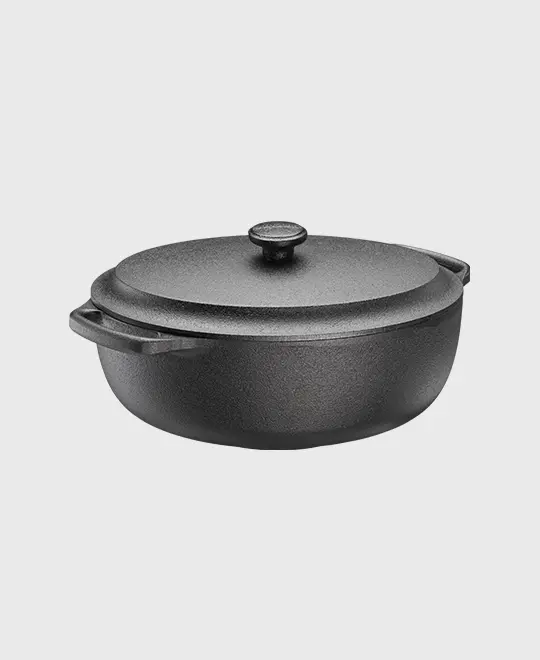 Kasserolle oval 4 L with Gusseisen lid