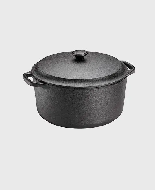 Kasserolle rund 7 L with Gusseisen lid