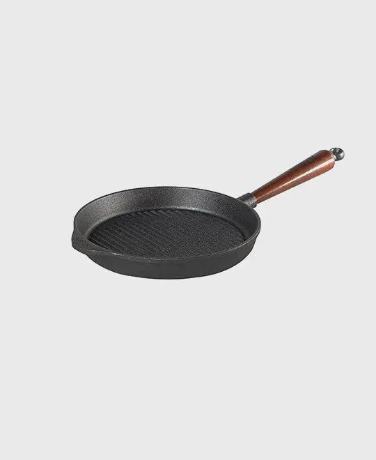Traditional Gusseisen Grillpfanne 25 cm
