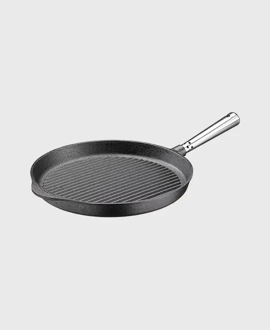 Professional Gusseisen Grillpfanne 28 cm