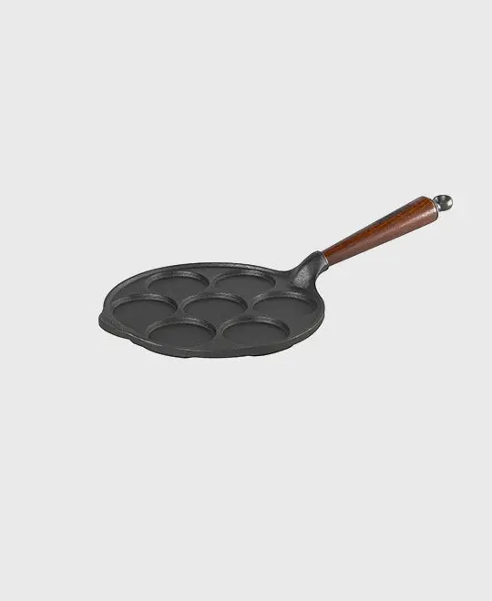Traditional Gusseisen Plätzchenpfanne 23 cm