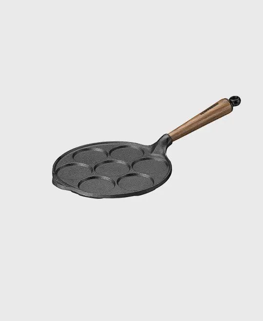 Walnuss Gusseisen Plätzchenpfanne 23 cm