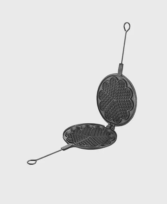 Original Gusseisen Waffeleisen 21 cm